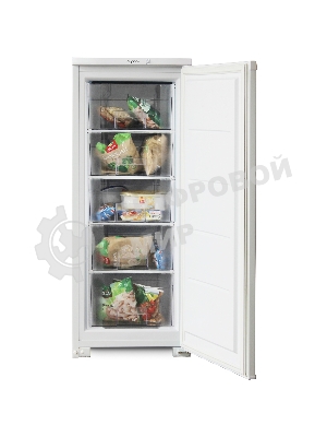 Морозильная камера Бирюса Б-114 белый, 130л, 5 ящиков