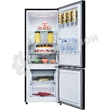 Холодильник Nordfrost RFC 210 LFXd темная нержавеющая сталь двухкамерный 153/52 л морозилка снизу