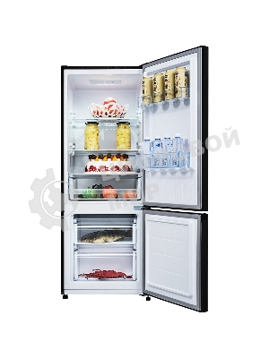 Холодильник Nordfrost RFC 210 LFXd темная нержавеющая сталь двухкамерный 153/52 л морозилка снизу