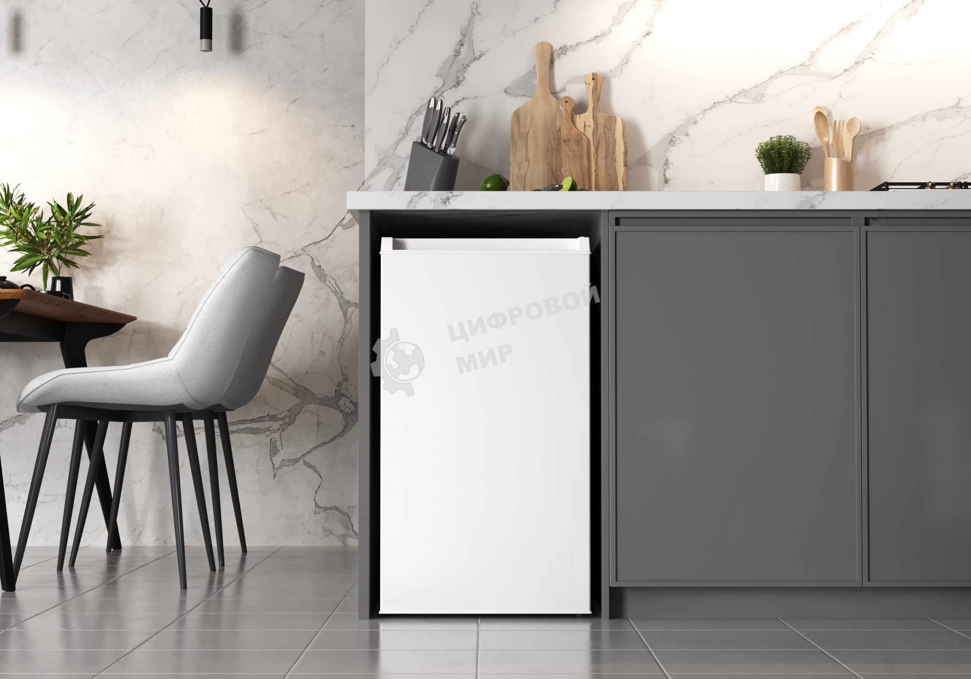 Холодильник LEX LSD100W белый однокамерный 83л