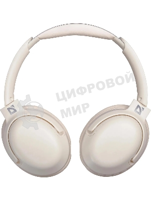 Беспроводные/проводные наушники Defender FreeMotion B475 ANC бежевый, накладные, Bluetooth + проводной, активное шумоподавление, складная конструкция, до 50 ч