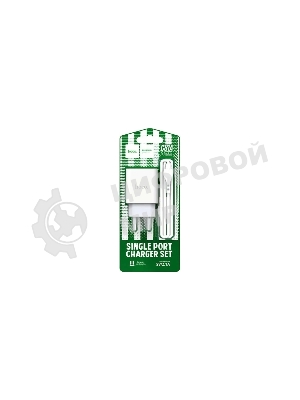 Блок питания (сетевой адаптер) HOCO C81A Asombroso single 1xUSB с кабелем Type-C, 2.1A, 10W, белый