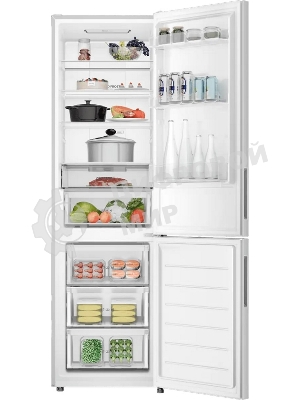 Холодильник Haier CEF538CSG серебристый двухкамерный 263/105л морозилка снизу, No Frost