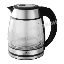 Чайник электрический Добрыня DO-1262 S серебро, 1.8 л, 1.8кВт