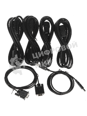 Источник бесперебойного питания CyberPower PR1000ELCDRT1U/1000 ВА/800 Вт/USB/RS-232/EPO/SNMPslot/6 x IEC 320 C13 (компьютерная)