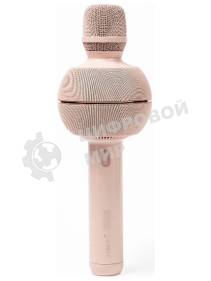 Караоке-микрофон с динамиком Divoom StarSpark розовый (41000009687)