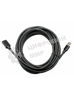 Кабель удлинительный USB3.0 Am-Af 5m Telecom черный (TUS708-5M)