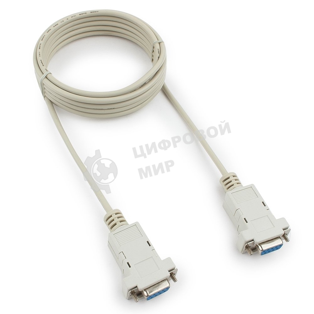 Кабель 0-модемный Cablexpert CC-134-10-N, 9F/9F, Pro, 3.0м, пакет