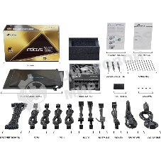 Блок питания Seasonic ATX 750W Focus GX-750 80 PLUS gold (20+4pin) APFC 135мм fan 10xSATA Cab Manag RTL