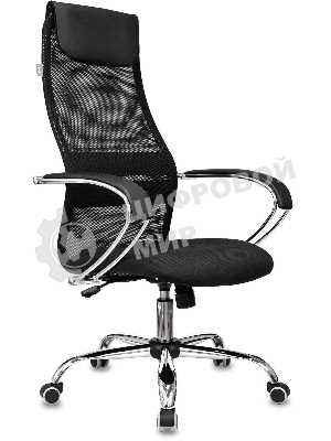 Кресло Бюрократ CH-607SL TW-01 Neo Black черный, сетка, подголовник