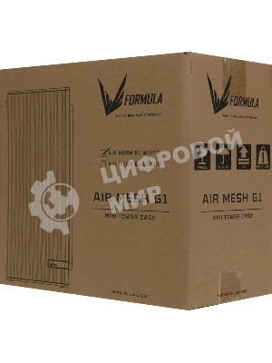 Компьютерный корпус AeroCool/Formula Air Mesh G1 белый без БП mATX 1x80мм 2xUSB 2.0 1xUSB3.1 audio bott PSU