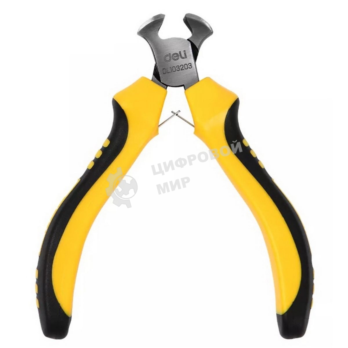 Мини-кусачки торцовые Deli DL103203 100мм, двухкомпонентная рукоять