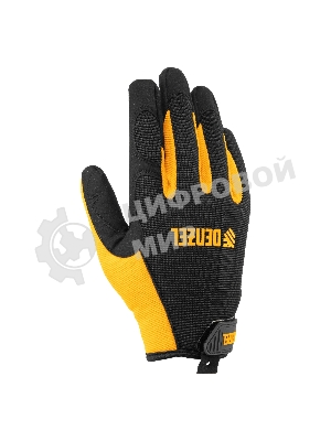 Перчатки универсальные Denzel на липучке, размер 9