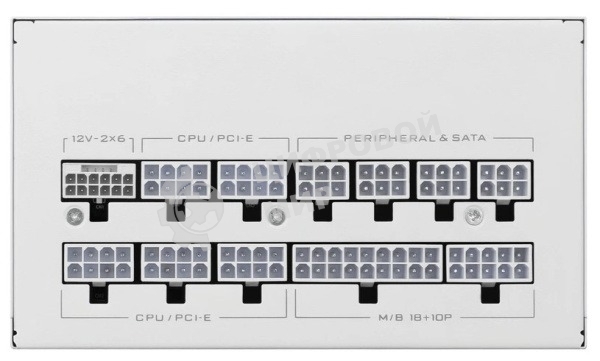 Блок питания ATX Lian Li S8P 8W, PLUS Platinum, 12VHPWR, full modular SX0850P White
