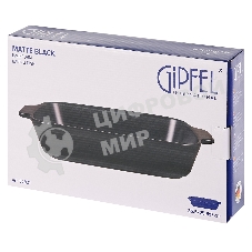 Форма для запекания MATTE BLACK квадратная 29,5x25,5x6,9см, жаропрочная керамика
