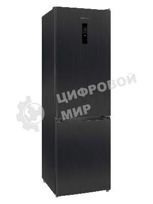 Холодильник Nordfrost RFC 390D NFXd темная нержавеющая сталь двухкамерный 240/95л морозилка снизу