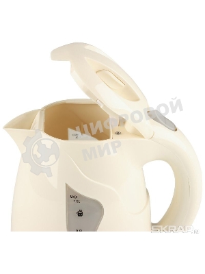 Чайник электрический Energy E-209 пластиковый,1л,бежевый, 780-900 Вт, 220В (в уп. 12 шт)