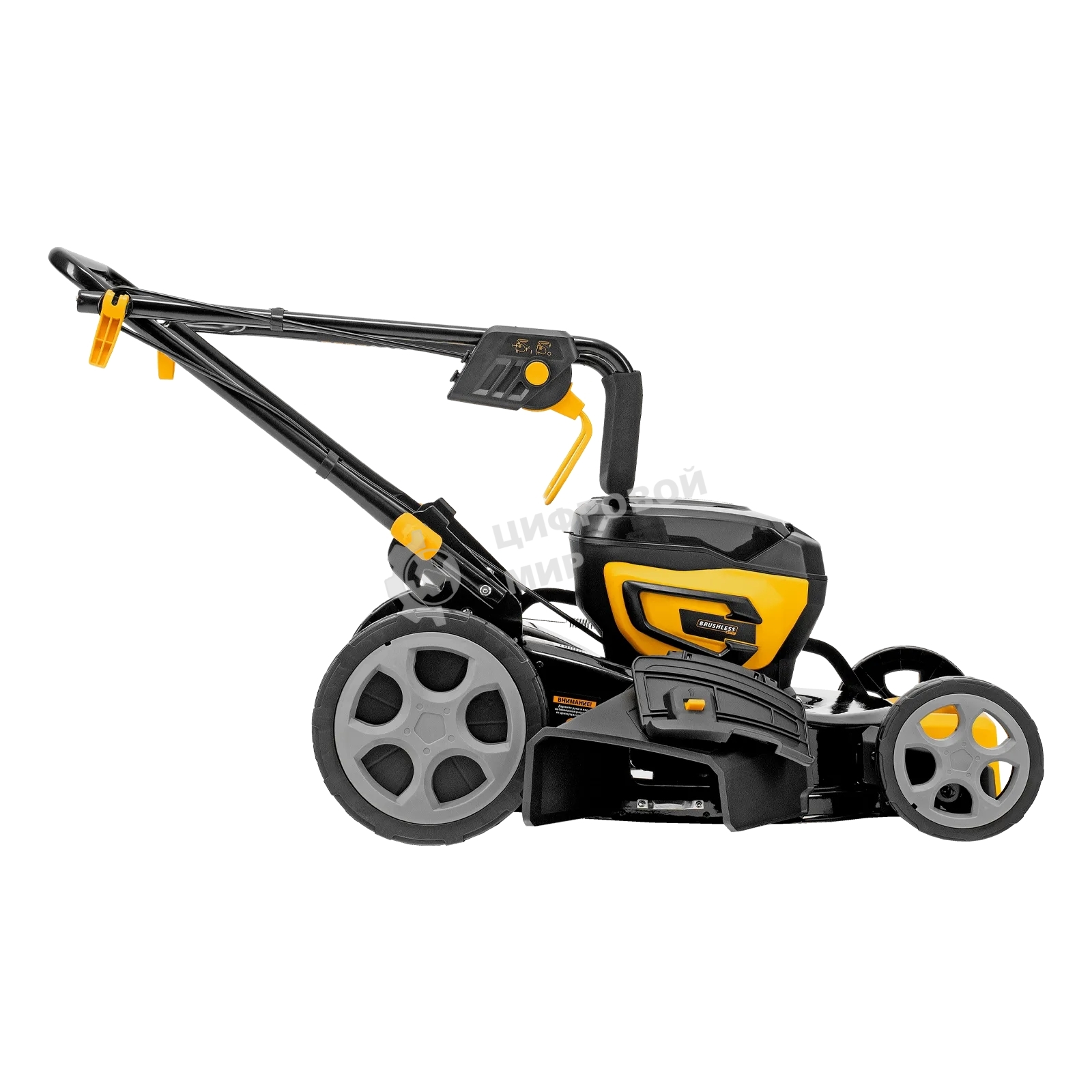 Газонокосилка аккумуляторная бесщет. Denzel DLM-460, 460 мм, травосб. 65 л., Li-Ion, 40 В