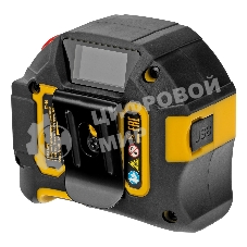 Лазерный дальномер с рулеткой Denzel LT-40, 5м x 19 мм, дальномер 40м, автомат. фиксация