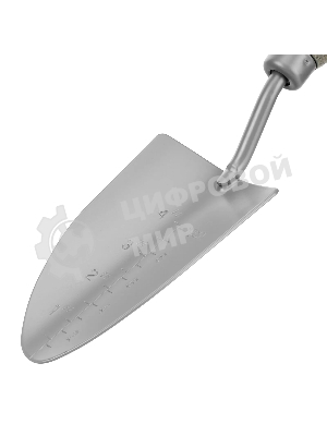 Совок посадочный широкий Palisad LUXE 85х330 мм, стальной, рукоятка из ясеня