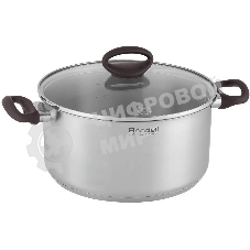 Кастрюля Rondell Tierno RDS-1593, 4.8л, 24см, с крышкой, стальной