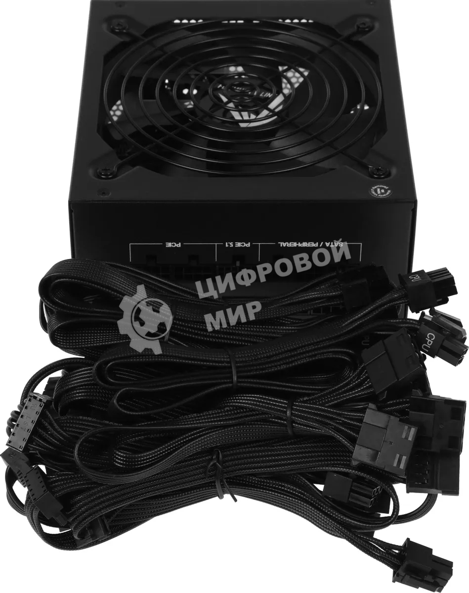 Блок питания Aerocool/Formula KCAS PLUS 1000GM V2 RTL (ACPG-KPK0FEC.12), 1000Вт, 80 PLUS Gold, 140мм, модульный, черный