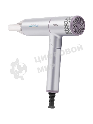 Фен Aresa AR-3230 серебристый, 1250 Вт, компактный