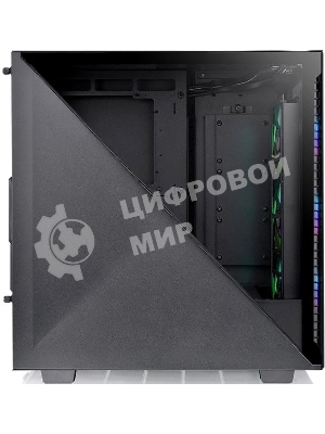 Компьютерный корпус Thermaltake Divider 300 TG ARGb черный без БП ATX 2x120мм 2xUSB 3.0 audio front door bott PSU