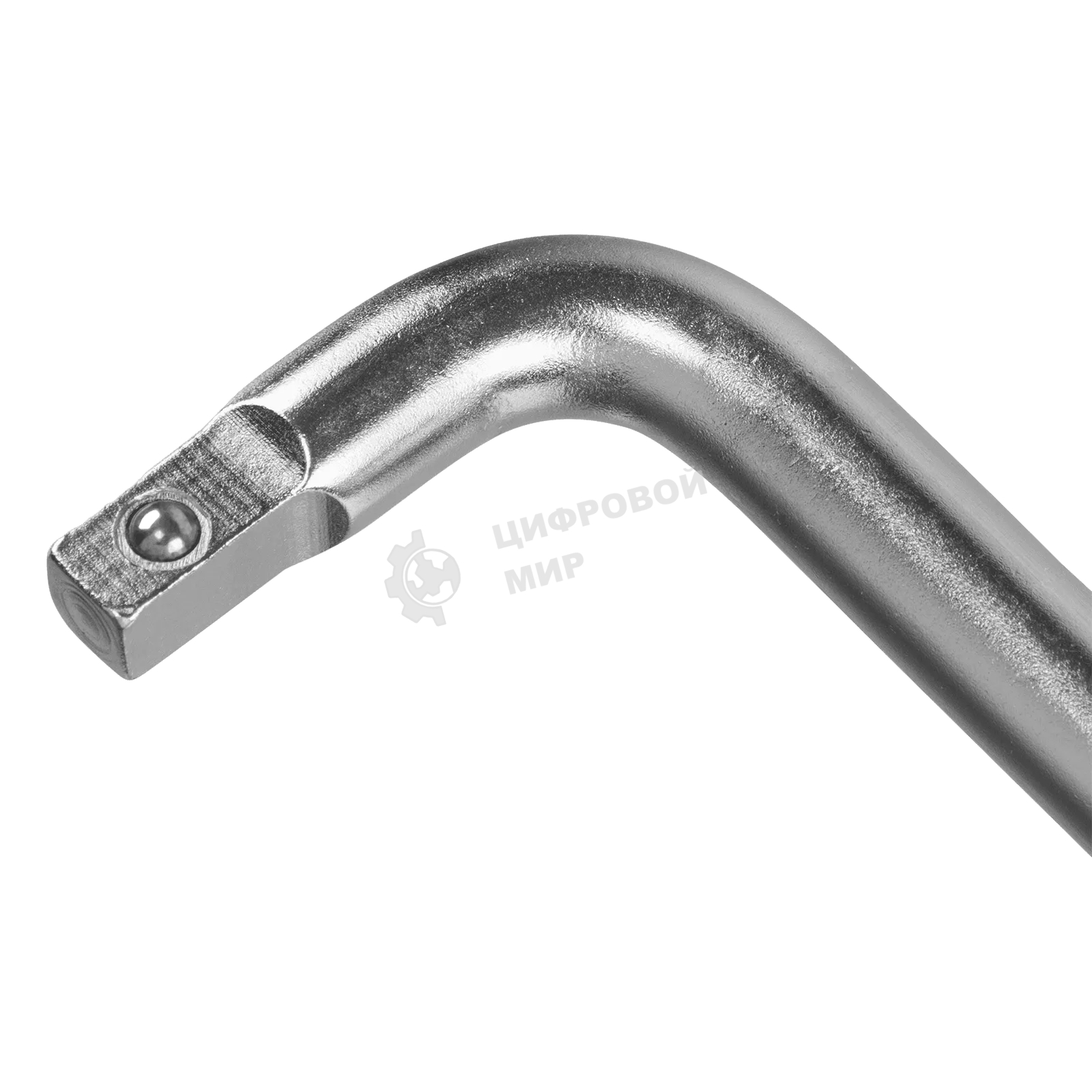 Вороток Г-образный Denzel 150x40 мм, квадрат 1/4