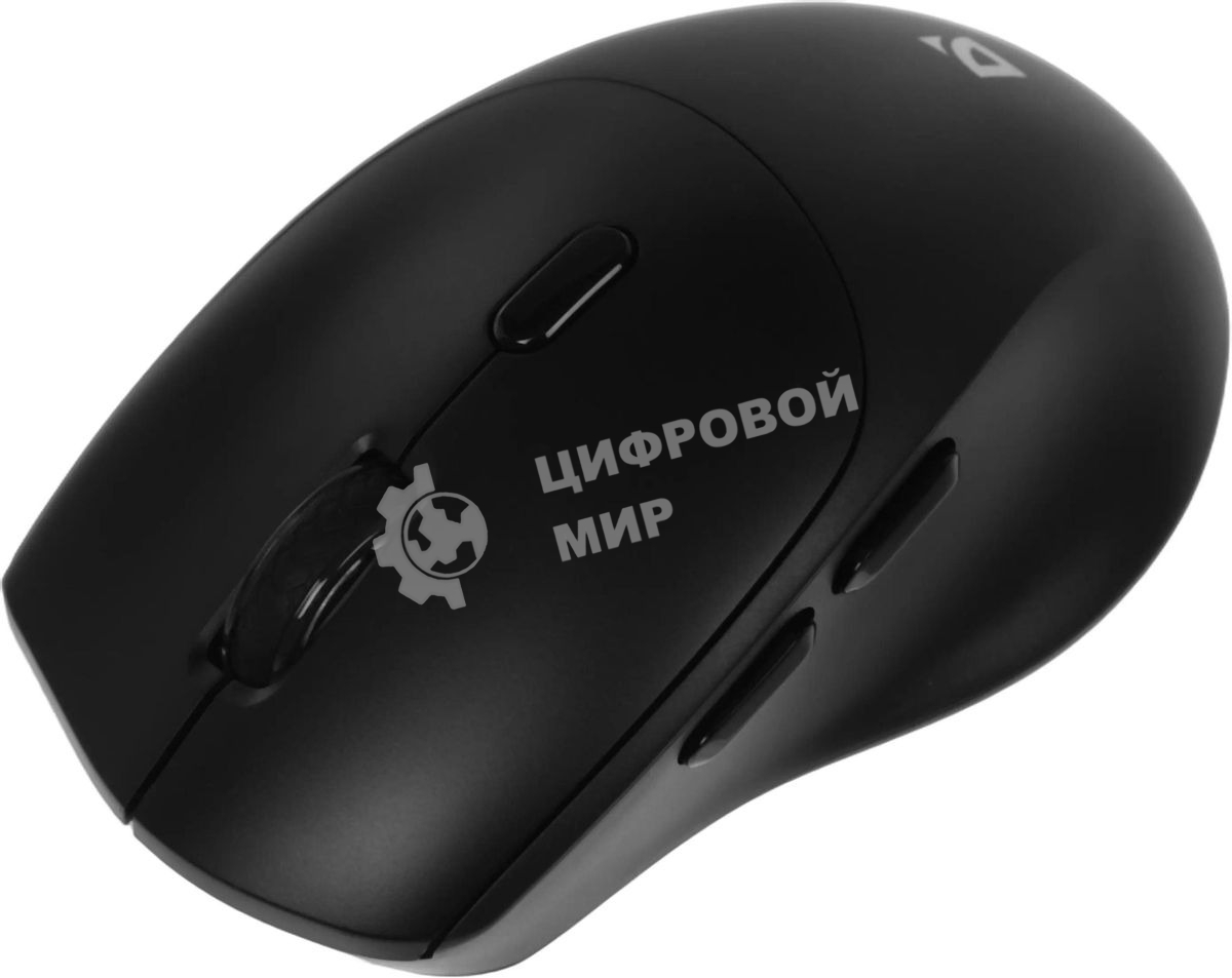 Мышь беспроводная Defender Effect X MS-095 черный, 1600 dpi, радиоканал, USB, кнопки - 6