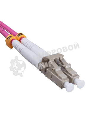 Патч-корд оптический Cabeus FOP-50-OM4-LC-LC-0,5m duplex LC-LC 50/125 mm OM4 0,5м LSZH