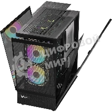 Компьютерный корпус AeroCool/Formula Crystal Z8 черный без БП ATX 9x120мм 7x140мм 1xUSB2.0 1xUSB3.0 1xUSB3.1 audio bott PSU
