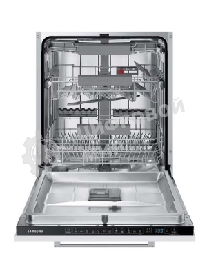 Встраиваемая посудомоечная машина Samsung DW60A6092BB/WT, черный, 59.8 см, 14 компл., 46 дБ, класс A