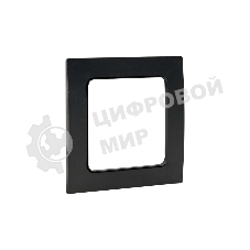 Рамка EKF EXM-G-302-30 Стокгольм PROxima 1-ая, черный