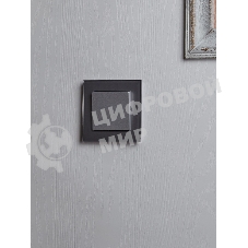 Рамка 1-местная IEK BRITE РУ-1-2-БрСе стекло серый