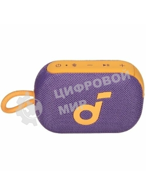 Портативная колонка Soundcore Select Go 4 Фиолетовый & желтый