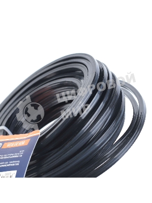 Леска PATRIOT D 4,0 мм L 12 м (квадрат, черный) 400-12-5, картонный подвес