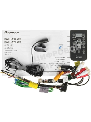 Автомагнитола Pioneer DMH-A245BT, 2 DIN, 6.2