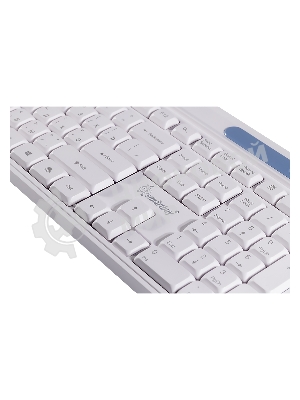 Комплект клавиатура+мышь Smartbuy 107AG беспроводной, USB, 1200 DPI, бело-голубой