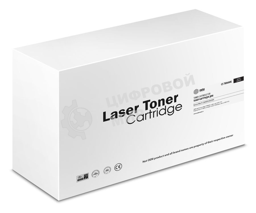 Картридж лазерный Cactus CS-TK8600K черный (30000 стр.) для Kyocera Mita FS-C8600DN/C8650DN