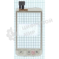 Сенсорное стекло (тачскрин) для Fly IQ436 Era Nano 3, белое