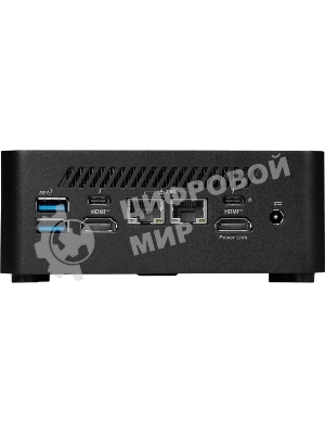 Мини ПК MSI Cubi NUC 1M-053BRU Core 3 100U (1.2) Graphics CR noOS GbitEth WiFi BT 120W черный (936-B0B111-081)