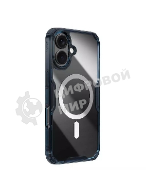 Чехол Nature TPU Pro Magnetic Case, синий, (AP iP16 Plus)
