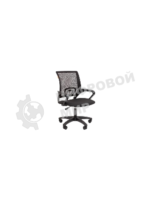 Кресло Chairman 696LT N TW-01 черный, ткань, 120 кг, механизм качания