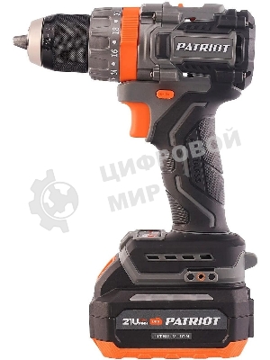 Дрель-шуруповерт Patriot BR 214UES, 21 В, 4 Ач, 85 Нм, бесщеточный