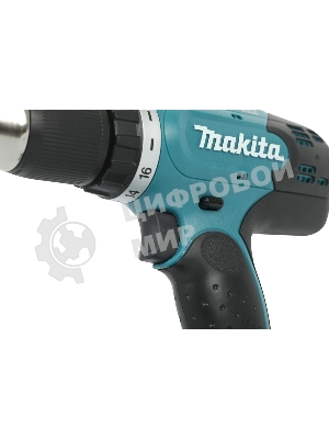 Дрель-шуруповерт Makita DDF453RFE, 18 В, 3 Ач, 42 Нм, щеточный