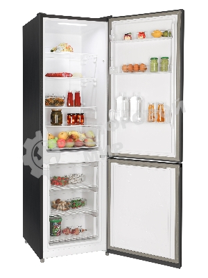 Холодильник Nordfrost RFC 390D NFXd темная нержавеющая сталь двухкамерный 240/95л морозилка снизу