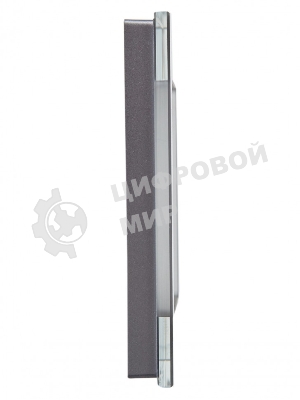 Рамка 1-местная IEK BRITE РУ-1-2-БрСе стекло серый