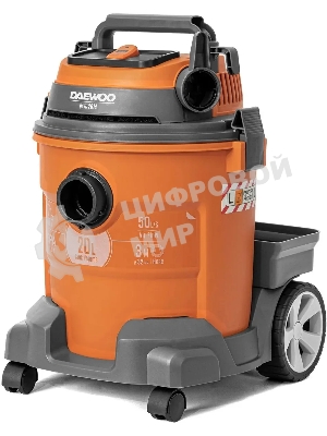 Строительный пылесос Daewoo DAVC 2014 1400Вт (уборка: сухая/сбор воды/выдув) оранжевый