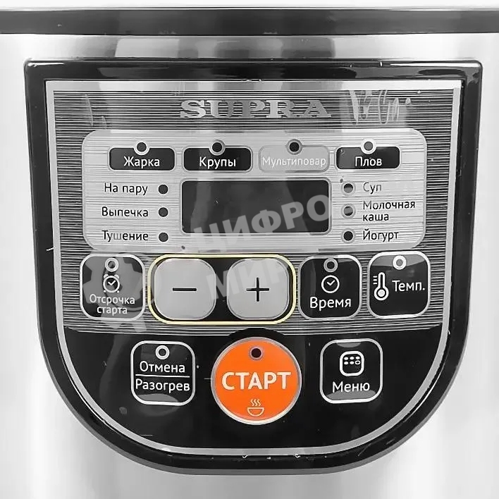 Мультиварка SUPRA MCS-5114 5 л серебристый/черный